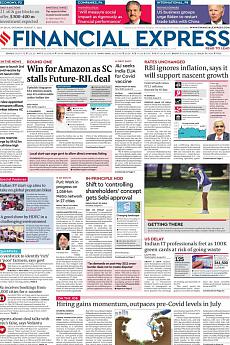 Financial Express Delhi - August 7th 2021