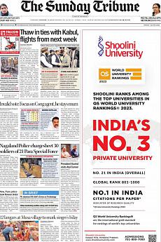 The Tribune Delhi - June 12th 2022